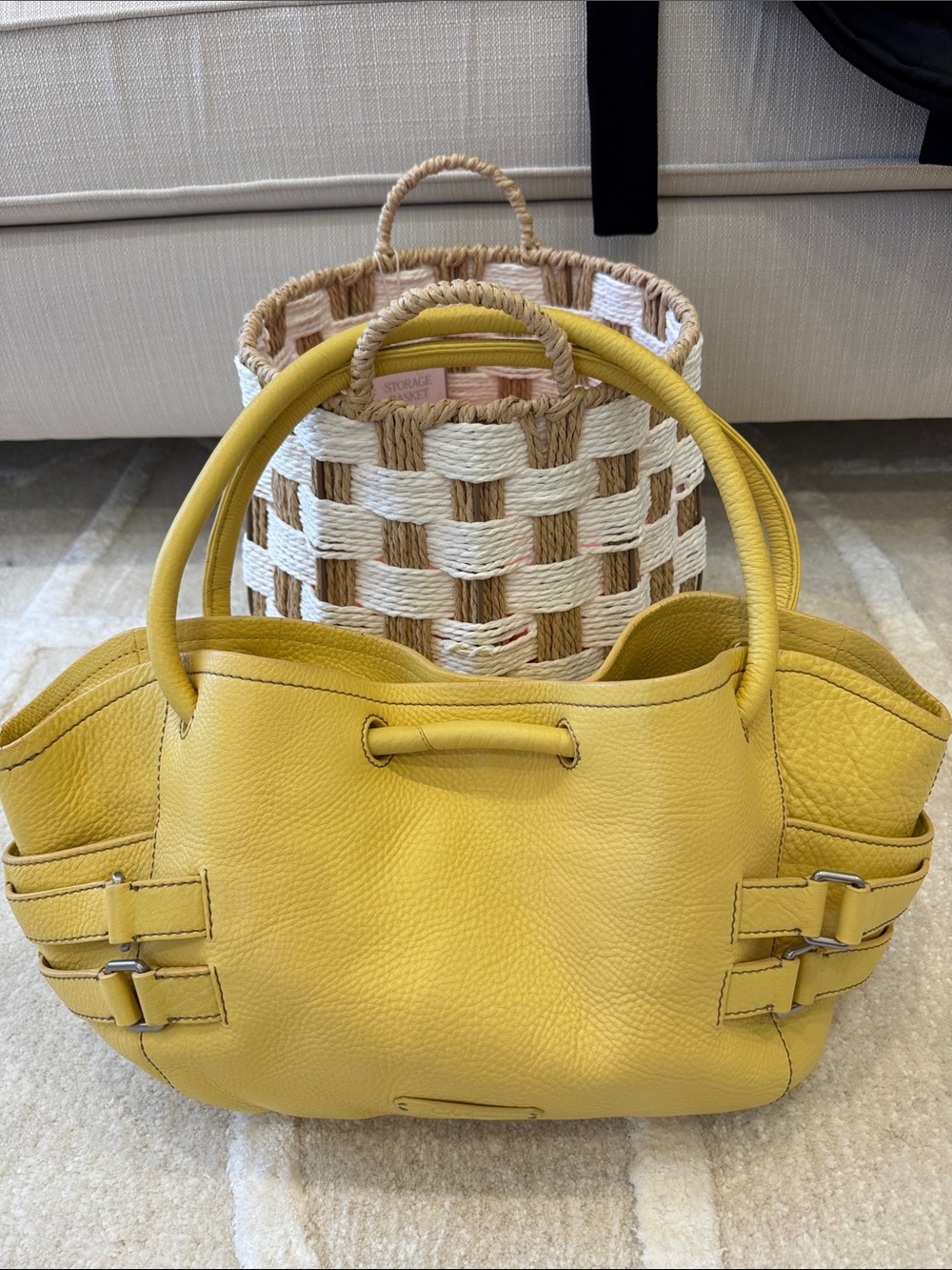 Cole Haan Leather Tote Shoulder Bag